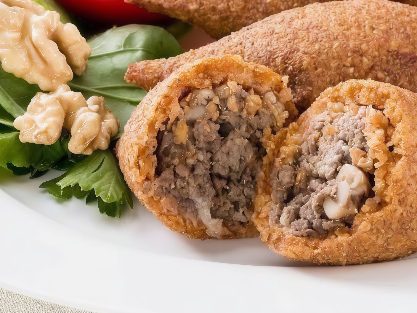 Kibbeh Dish With Meat And Walnuts