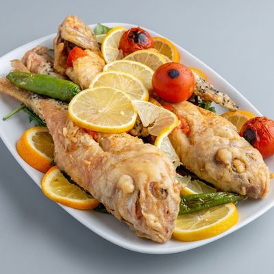 No super bowl Emily Half fried Red Mullet