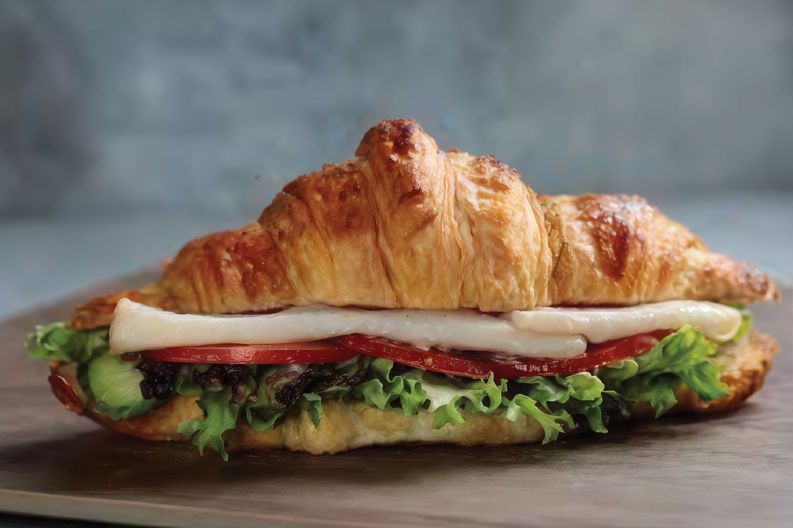 Salty Tur Croissant Sandwich 1 piece
