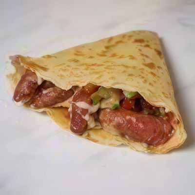 Hot Dog Crepe