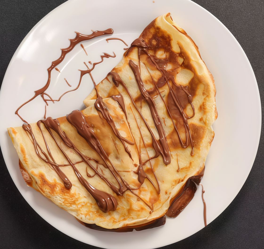 Nutella Caramel Crepe