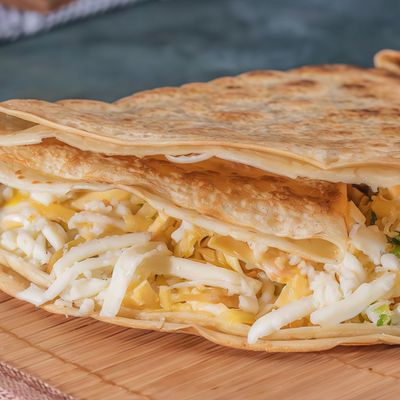 Potato and cheese crepe