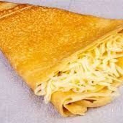 Potato mix cheese crepe
