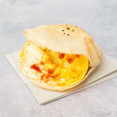 Omelette eggs sandwich