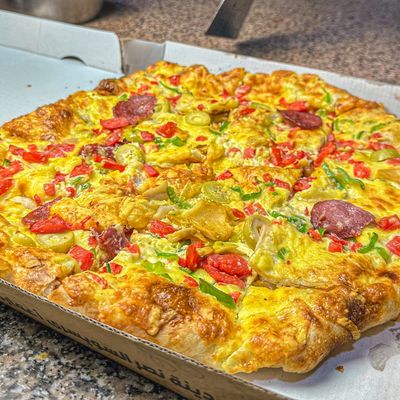 Mix Chicken Pie Wesh Pizza