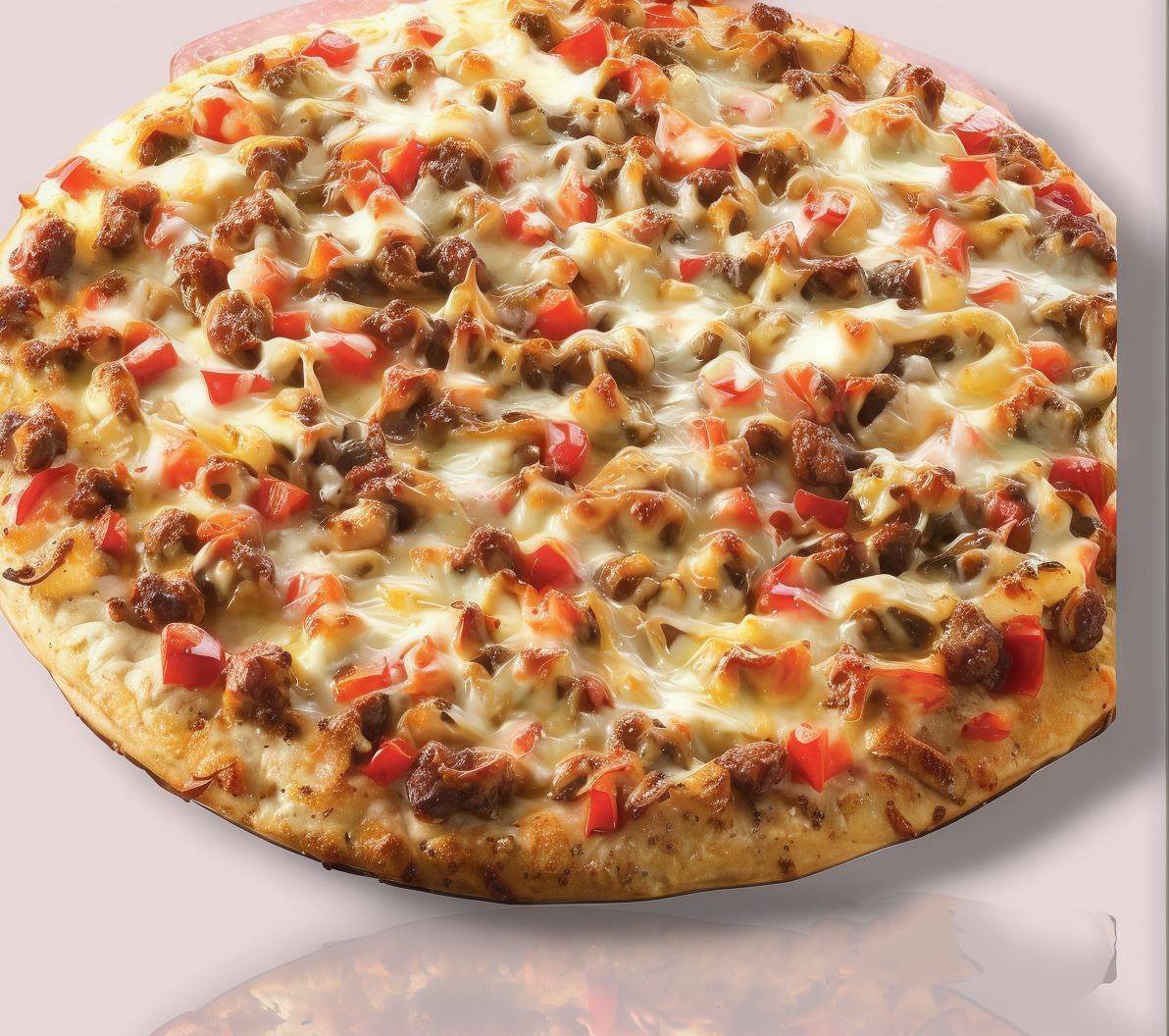 Minced meat pizza