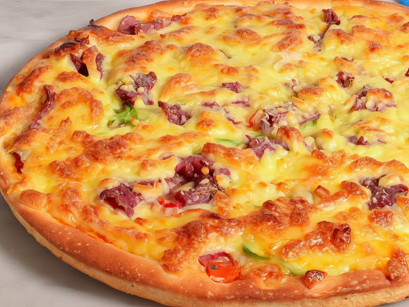 Pastrami and Kiri Pizza