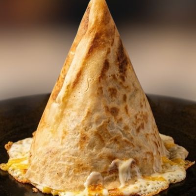 Pepperoni crepe