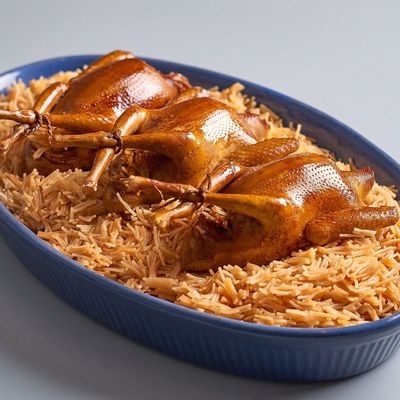أرز مع حمام