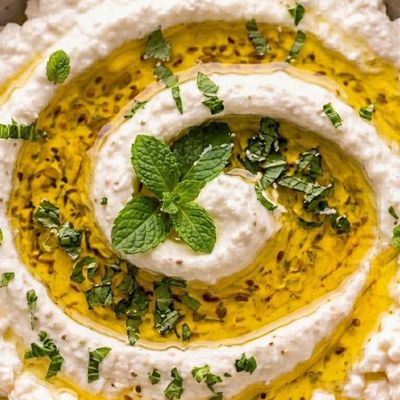 Cottage Cheese with Saudi Mint