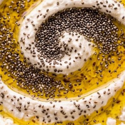 Cottage Cheese with Chia Seeds