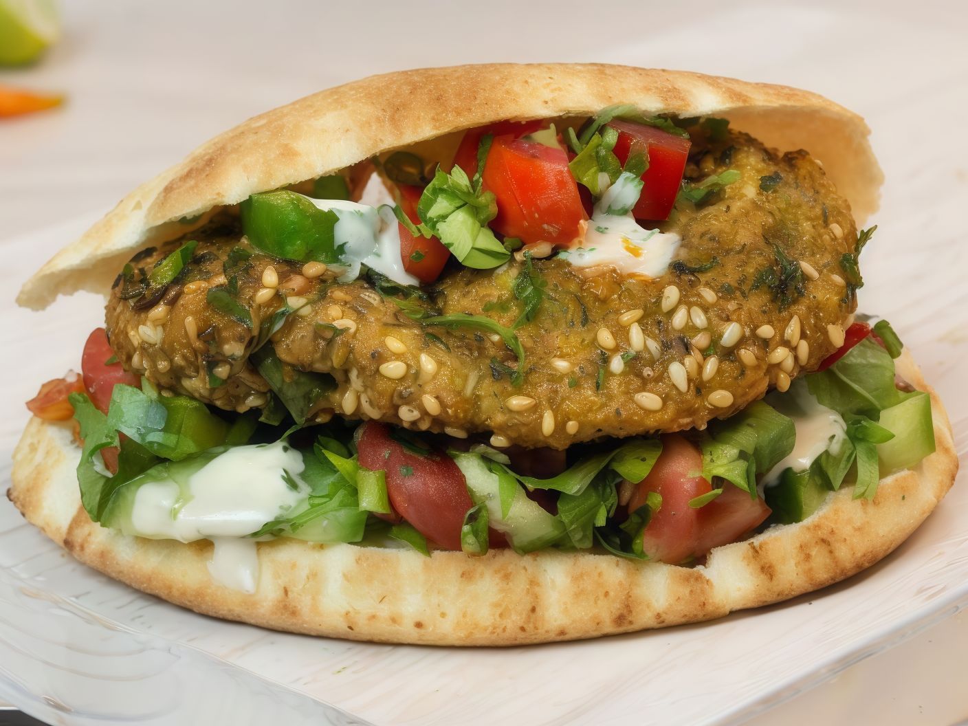 Tahabish sandwich