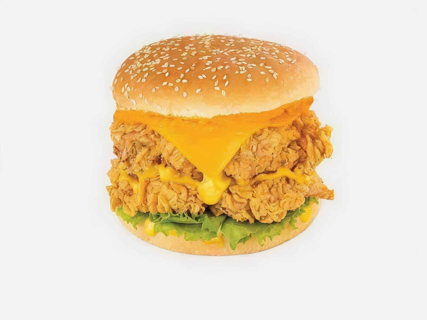 Mighty zinger sandwich