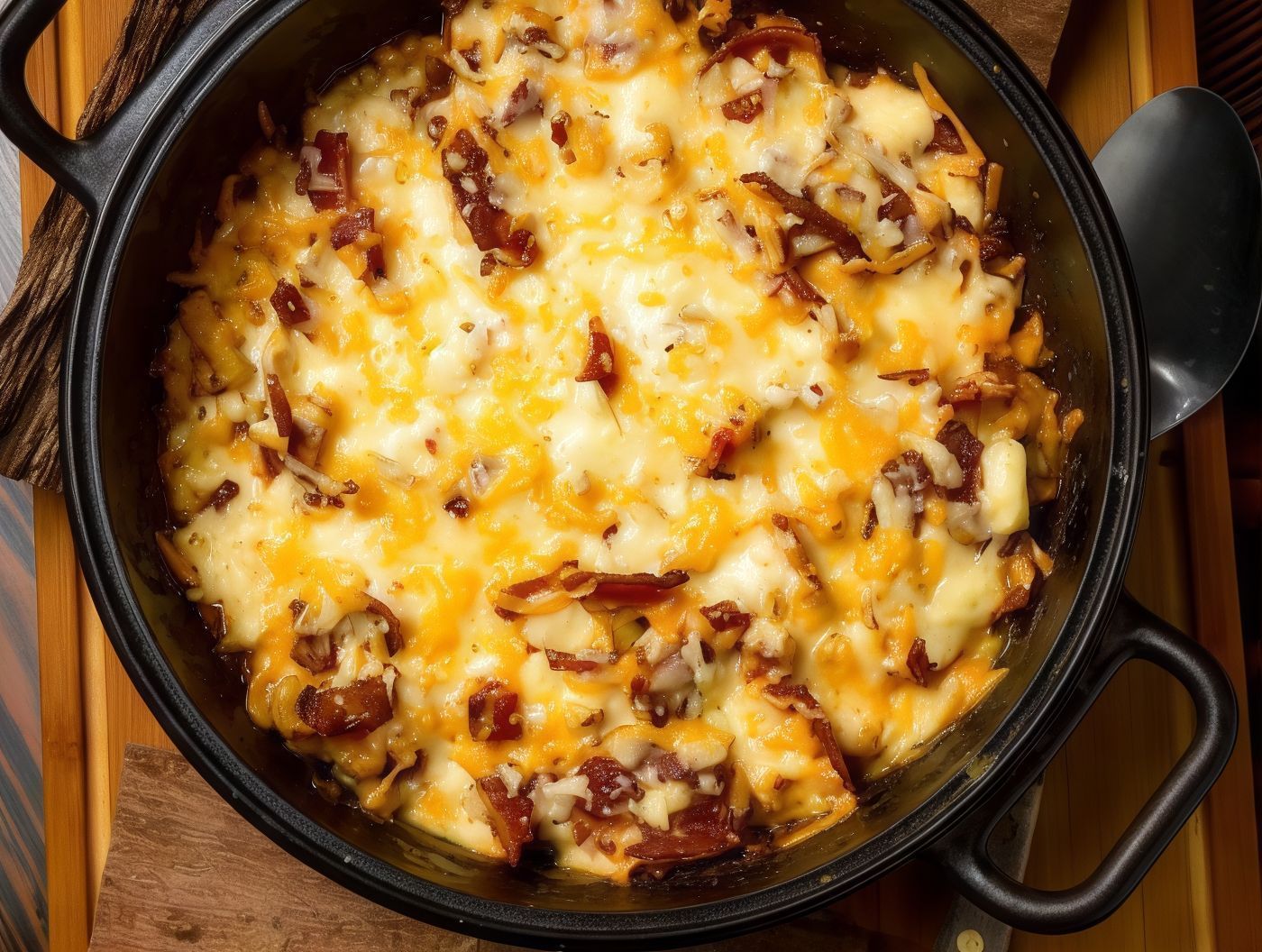 Cheesy Pan Bacon