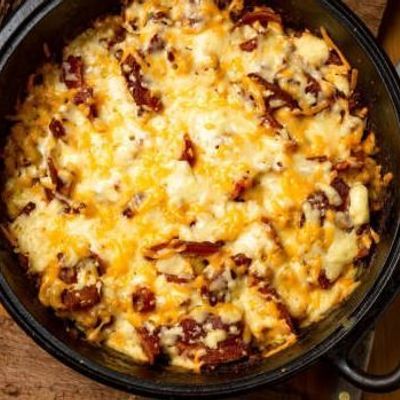 Cheesy Pan Bacon