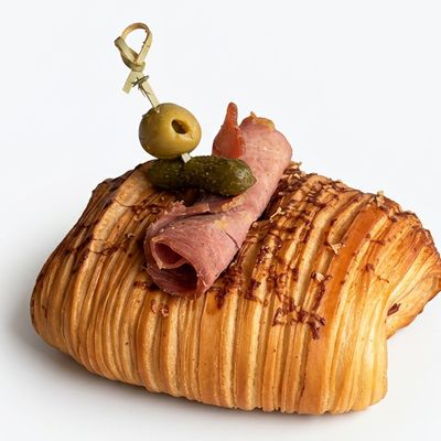 Smoked Beef and Cheese Swiss croissants Pain au Suisse