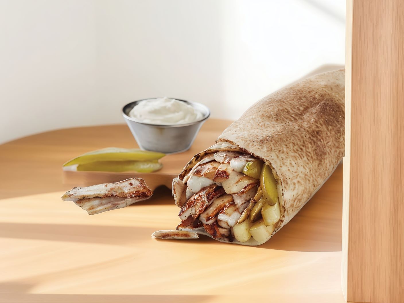 Shawarma Extra potatoes Sandwich