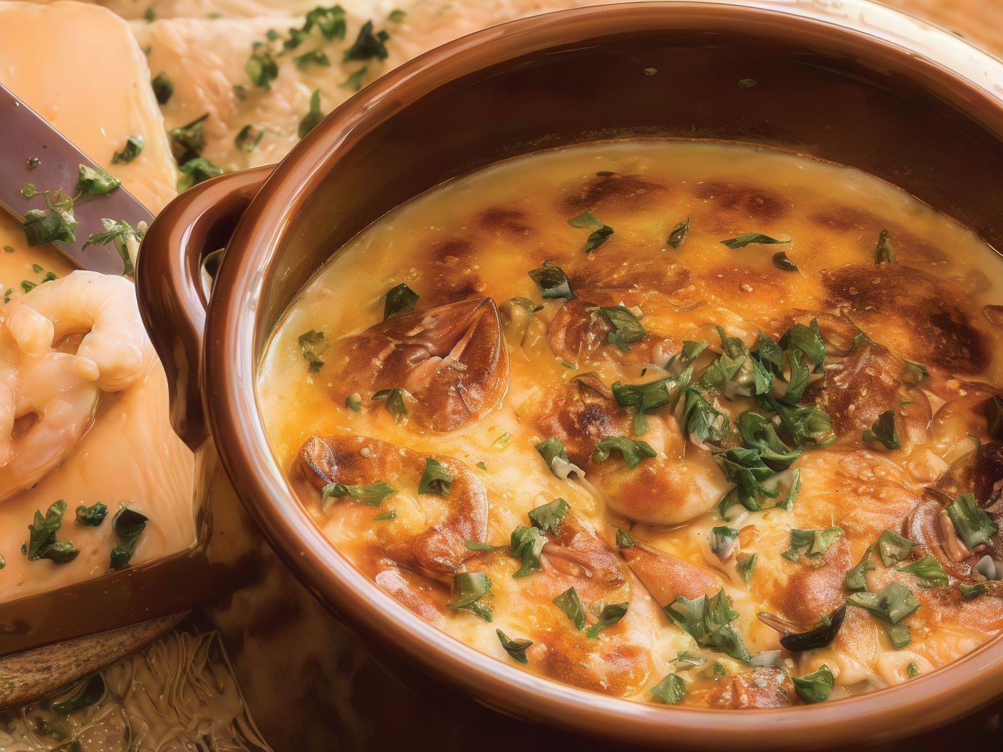 Seafood casserole