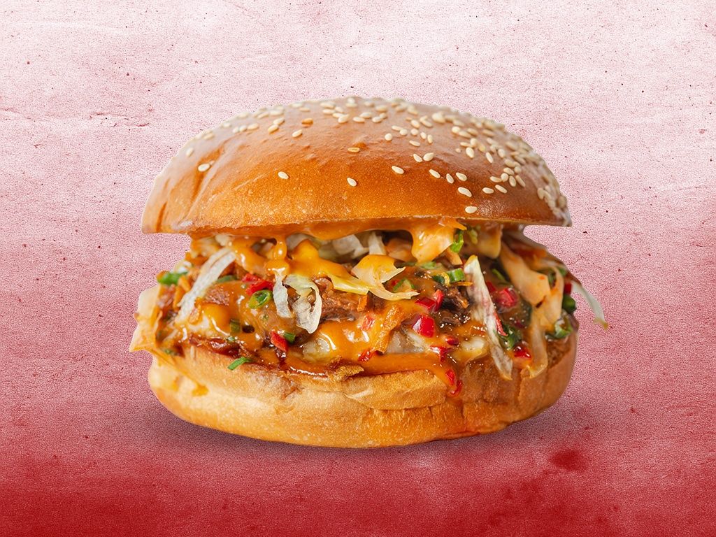 braised beef burger