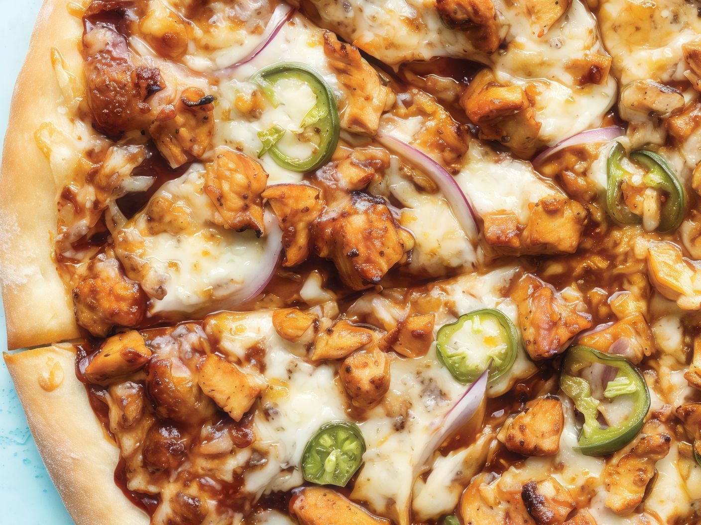 Smokey Crunchy Chicken Pizza