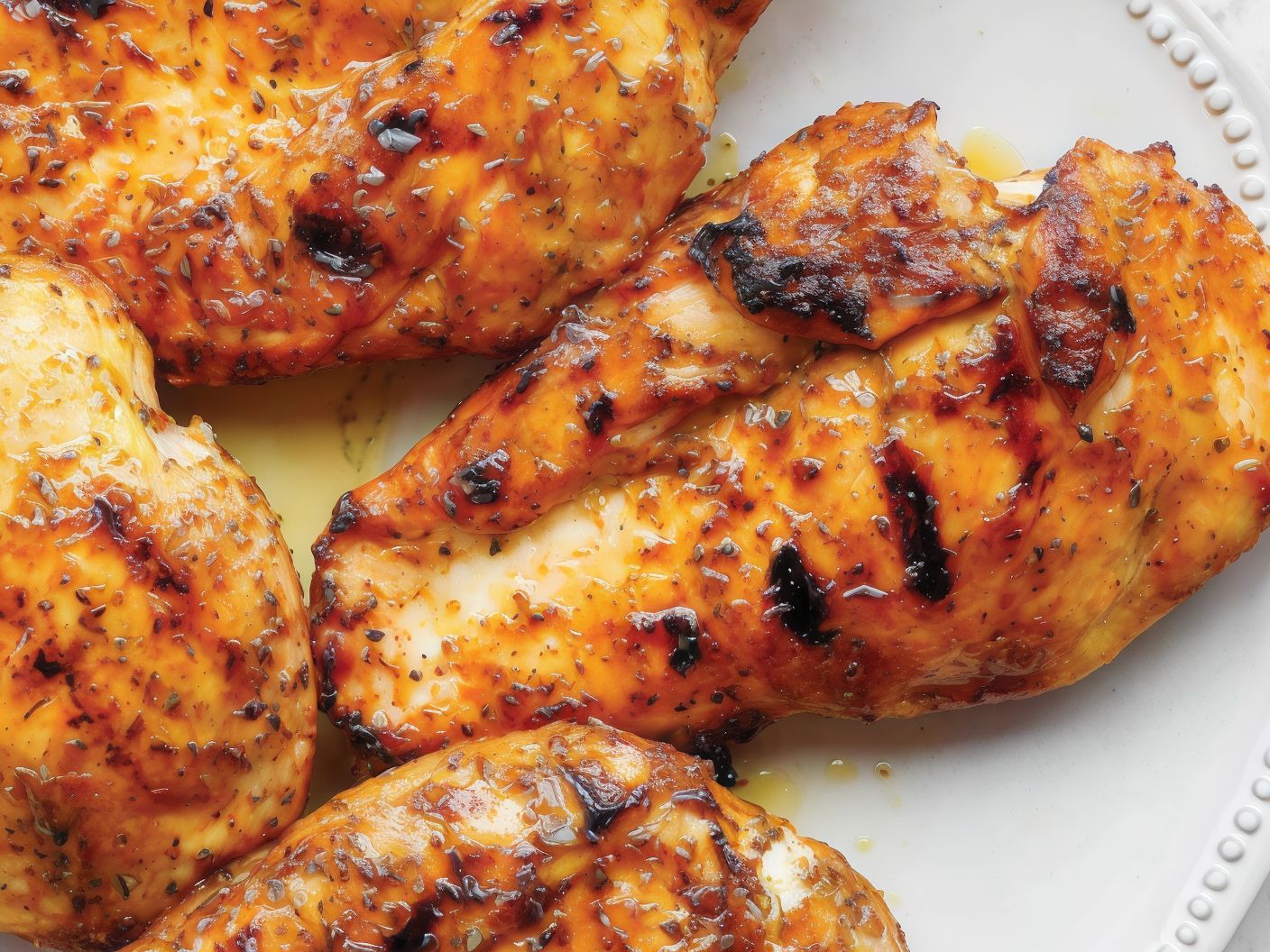 Smoked grilled chicken