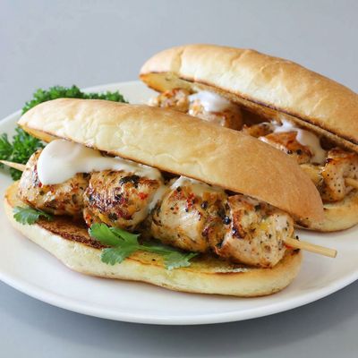 Shish tawook sandwich