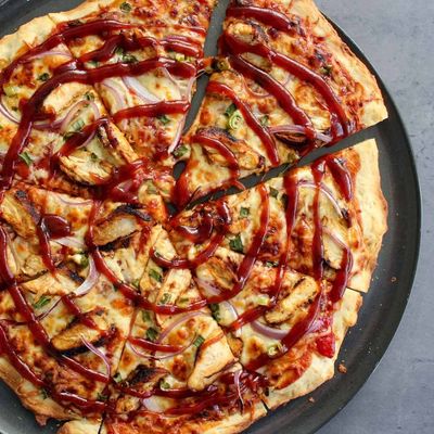 Chicken BBQ pizza