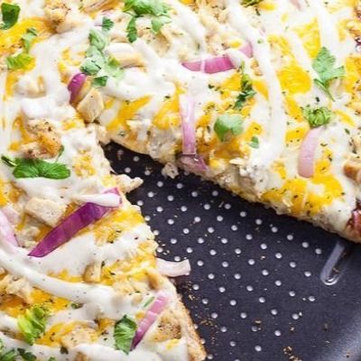 Crispy Ranch pizza