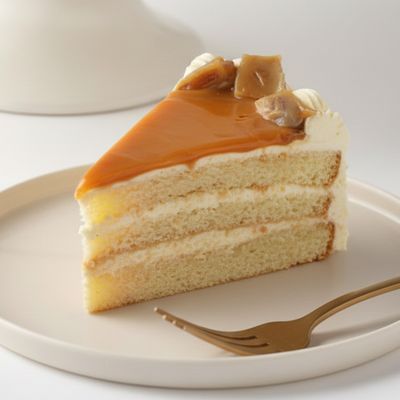 Almond Salted Caramel Cake