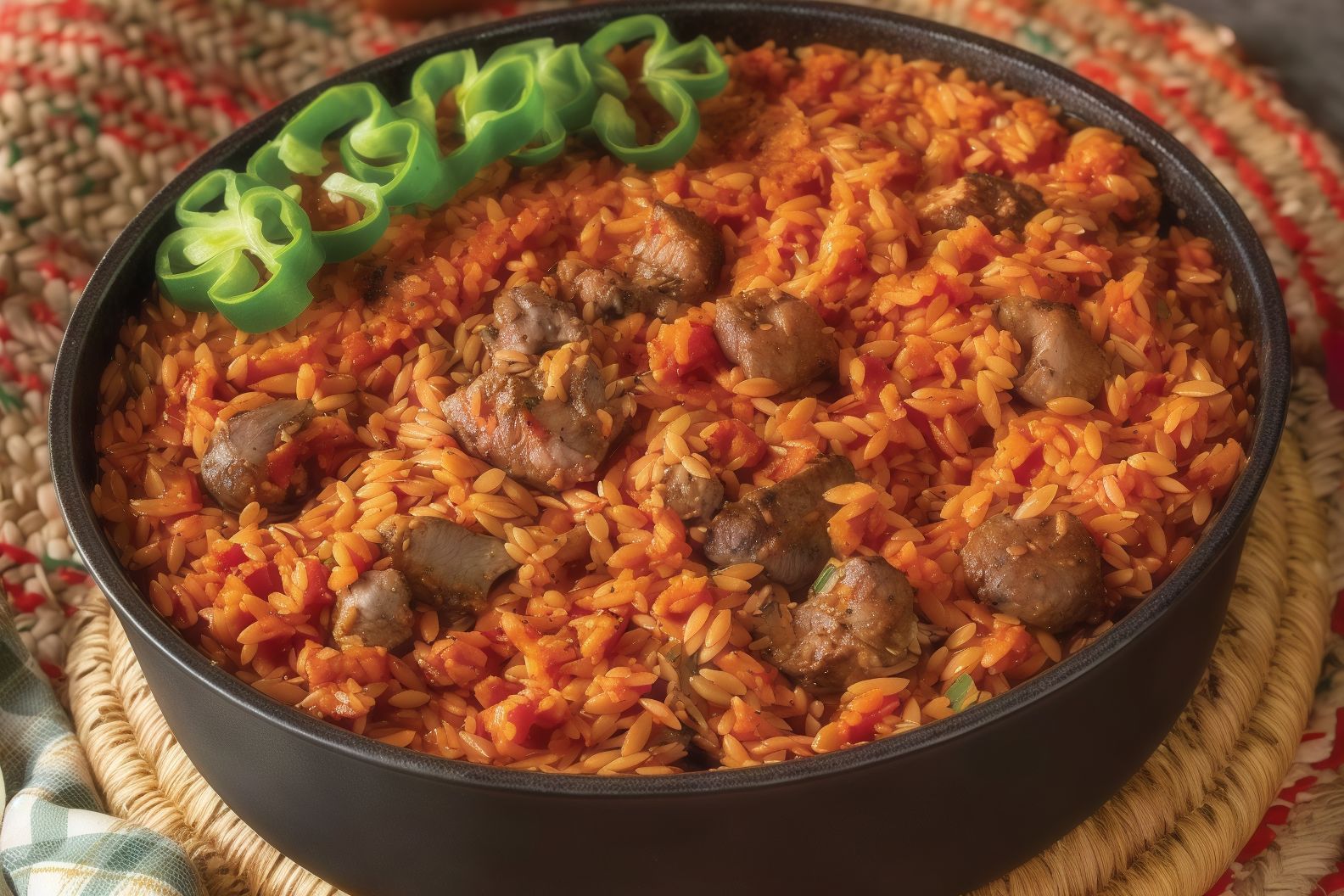 Orzo with Meat