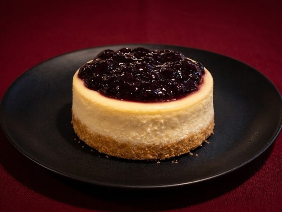 Blueberry cheesecake