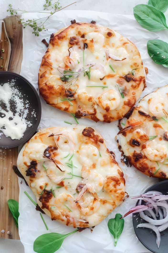 Ranch Shrimp Pizza