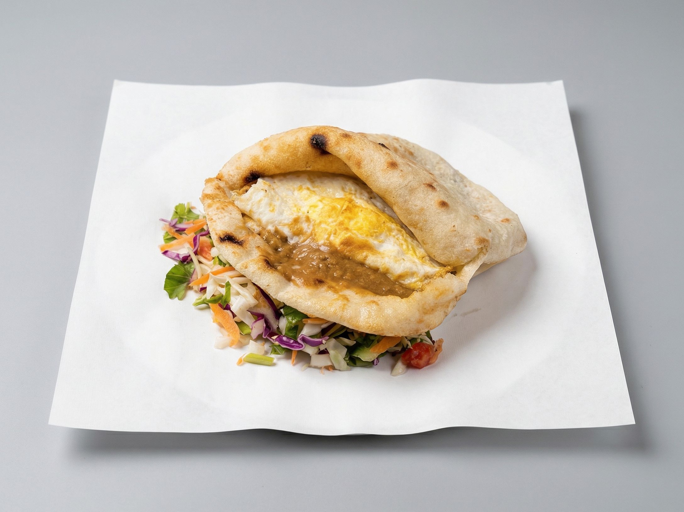 Foul Omelette Egg Sandwich