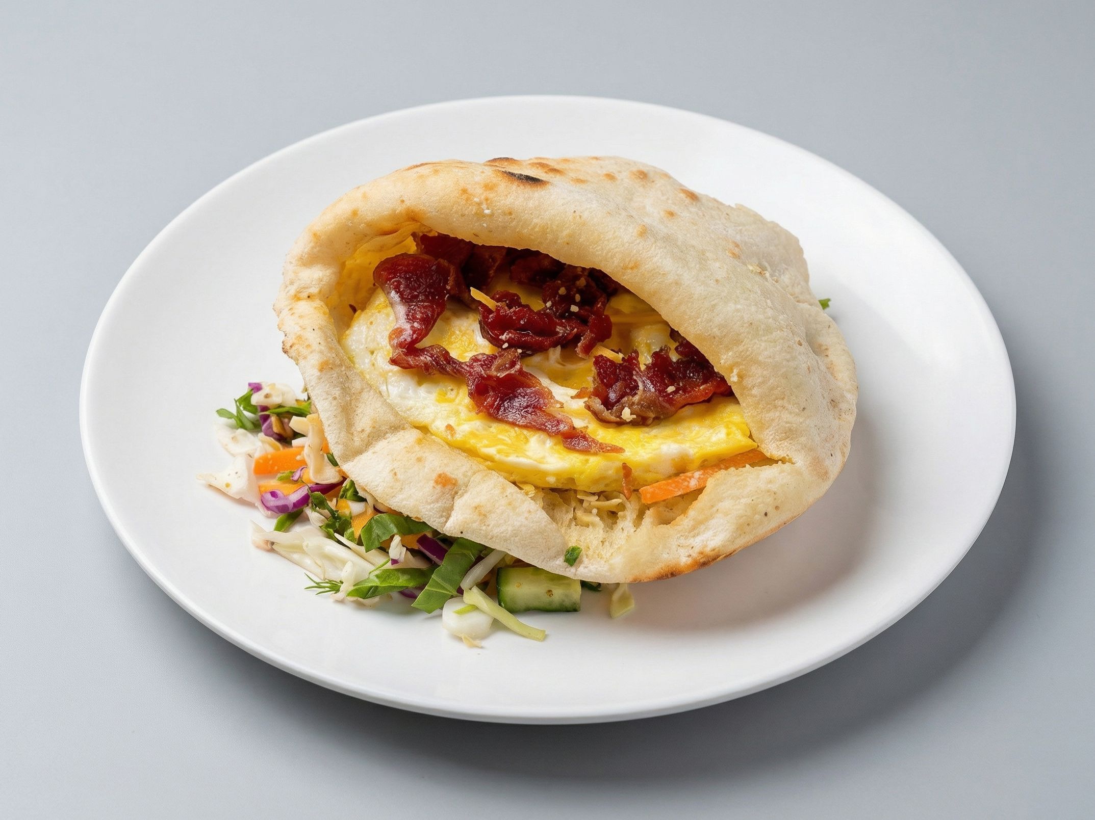 Pastrami Omelette Sandwich