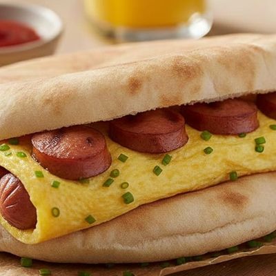Hot Dog Omelette