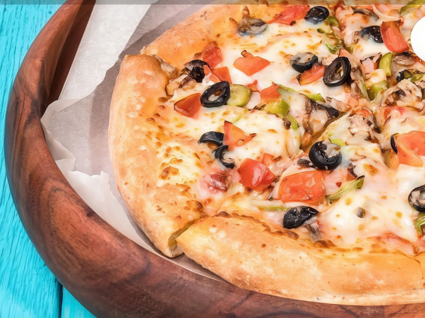 Vegetables pizza
