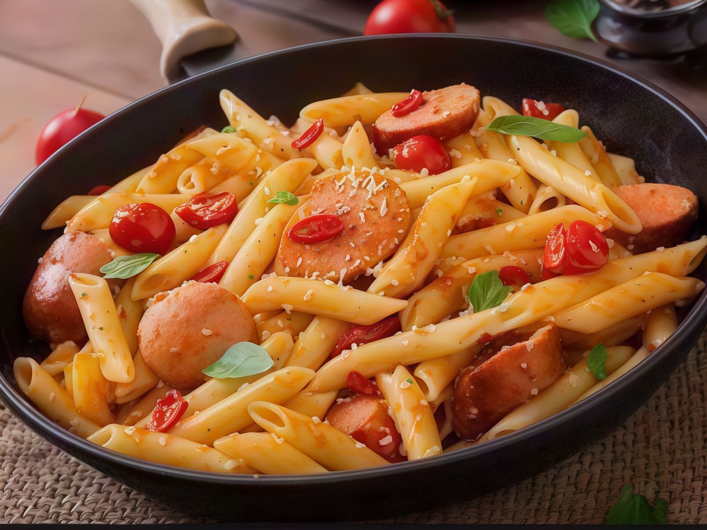 Hot Dog Pasta