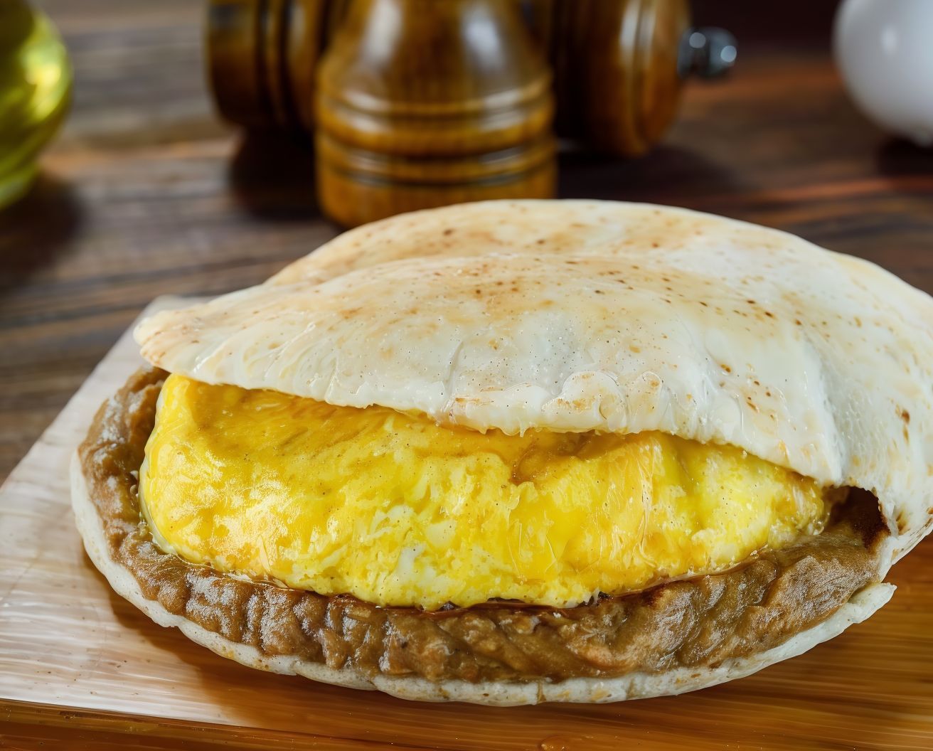 Foul With Fried Egg In Butter