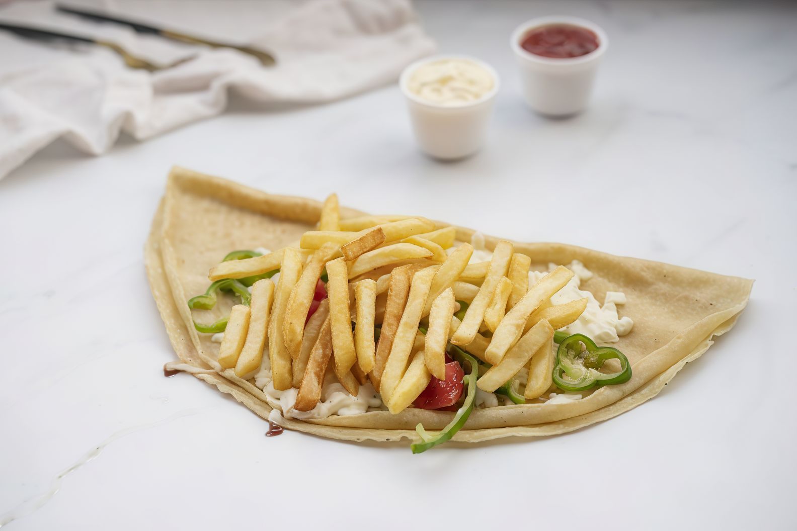Fries Crepe