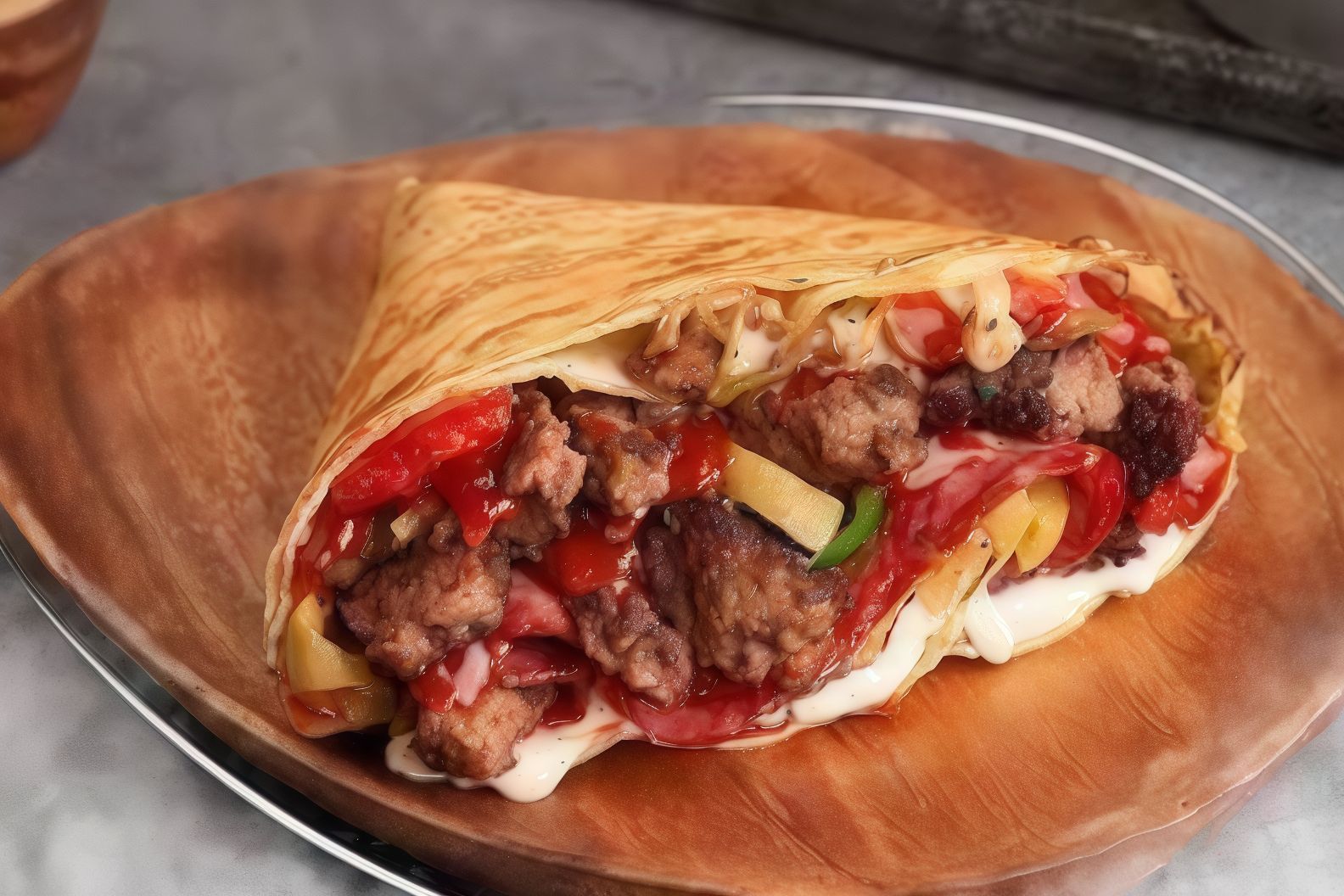 Mixed Meat Crepe
