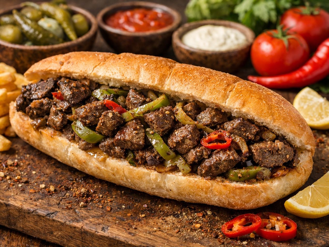 Alexandrian liver sandwich