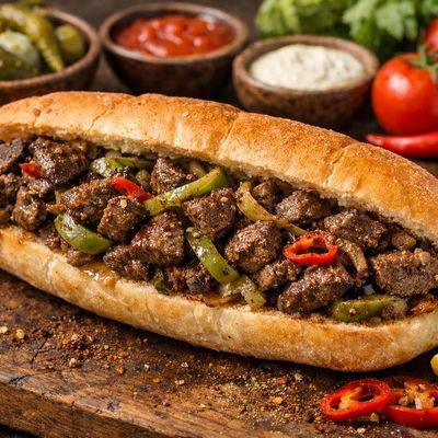 Alexandrian liver sandwich