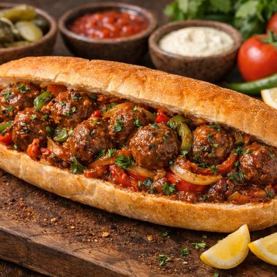 Kofta Dawood Basha Sandwich