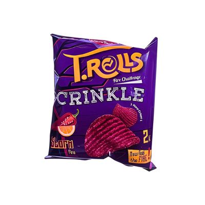 T.Rolls Crinkle Storm Chips 40 gm