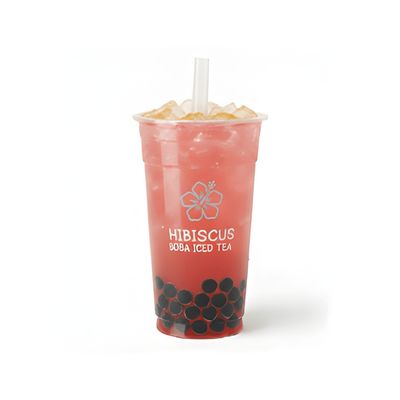 Hibiscus Boba Iced Tea