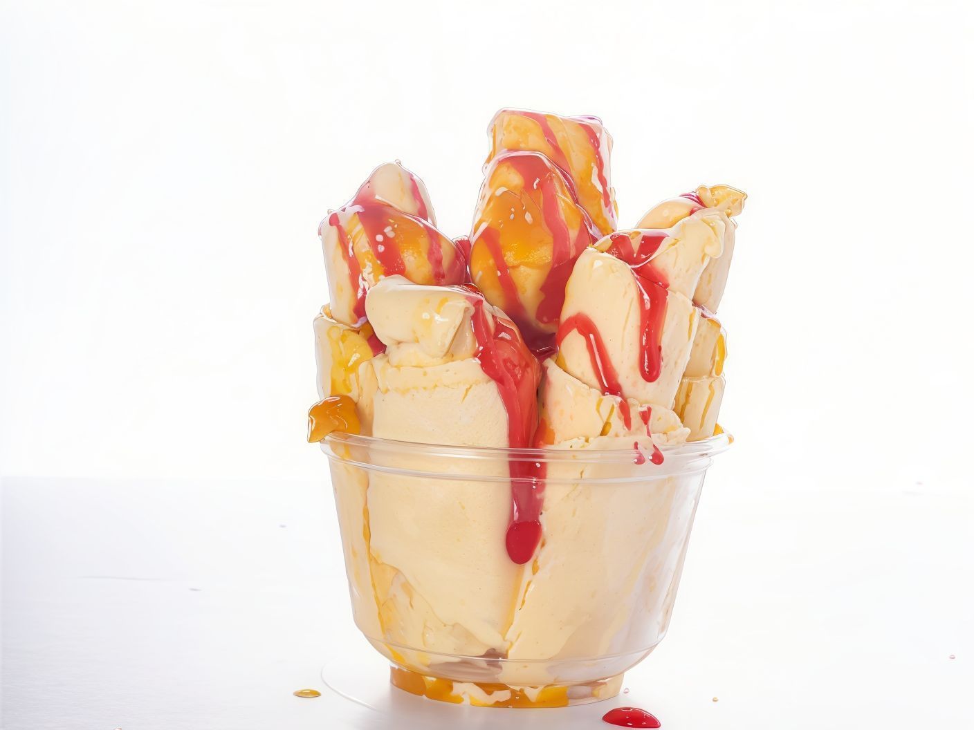 Mix Fruits Ice Cream Roll