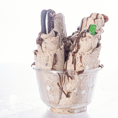 Oreo And Banana Ice Cream Roll