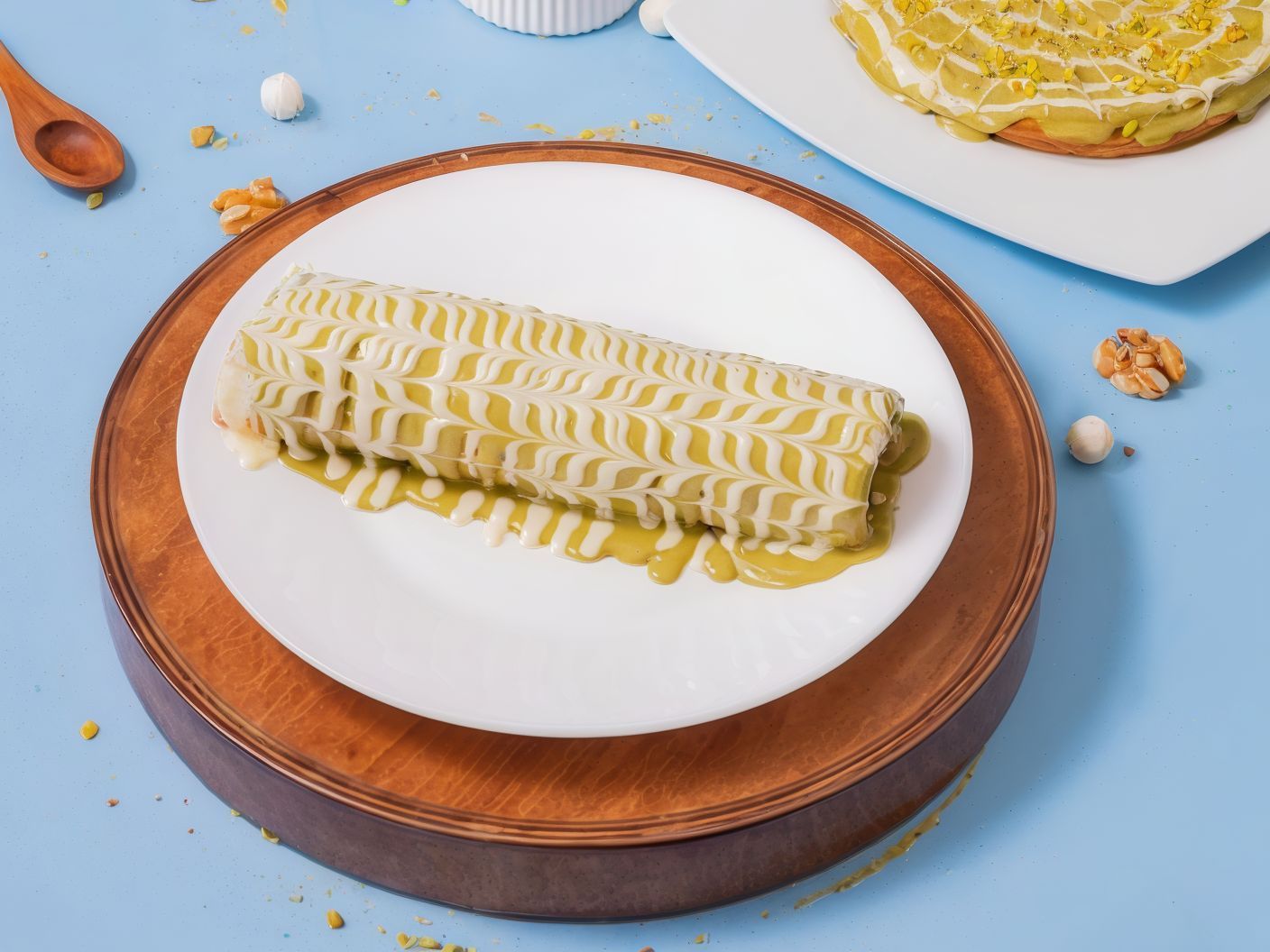 Crepe Pistachio Roll