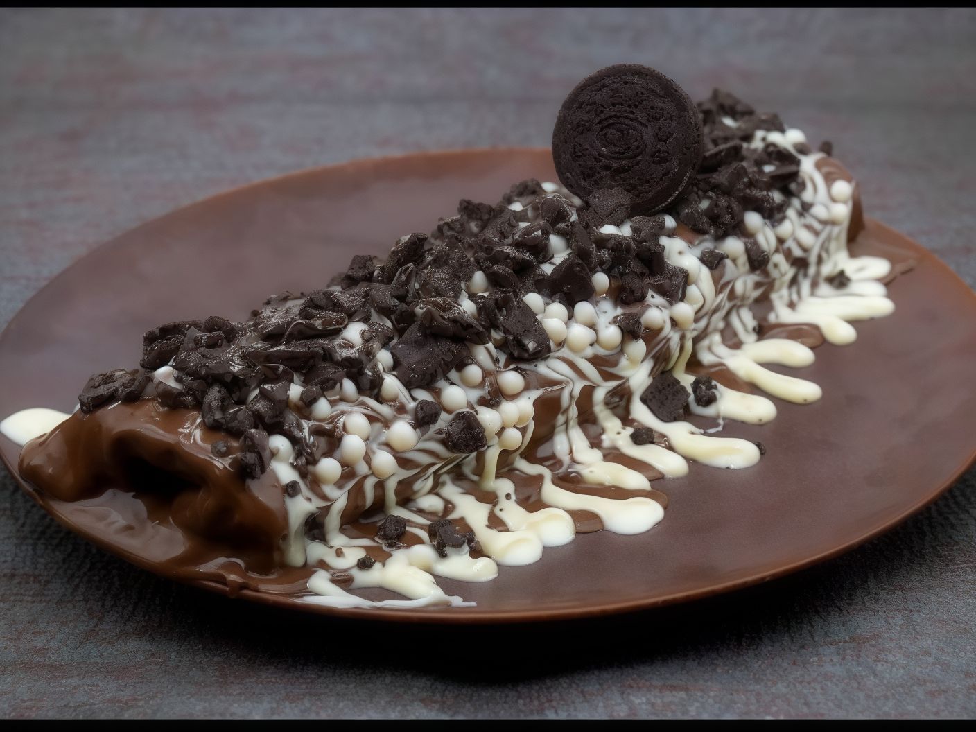 Crepe Brownies Roll