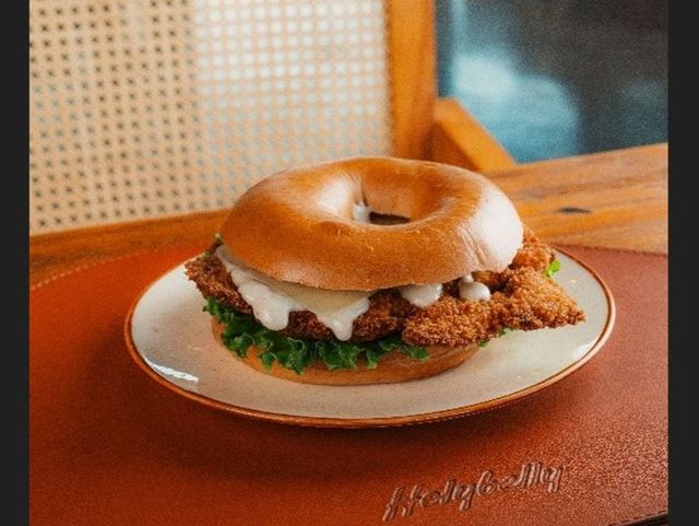 Crispy Chicken Bagel